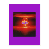 nuclear-explosion postcards