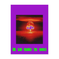 nuclear-explosion postcards