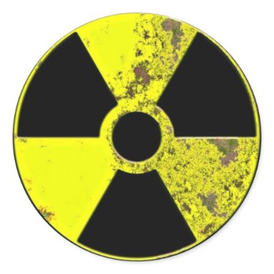 Nuclear Symbol Stickers by TaggedMind