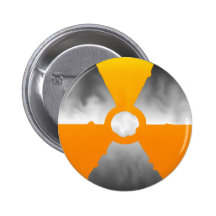 Nuclear Trefoil Symbol Pin