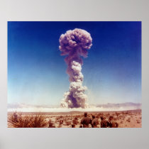 Nuclear Weapons Test Operation Buster-Jangle 1951 Poster