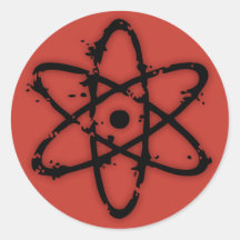 Nucular Atomics! Round Stickers
