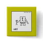 Nude artist at work buttons