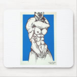 nude male blue mousepads