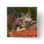 Nude Mushroom Faery buttons