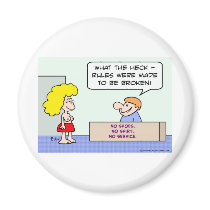 nude naked topless shirt shoes service rules broke magnets