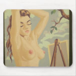 nude paint by numbers mousepads