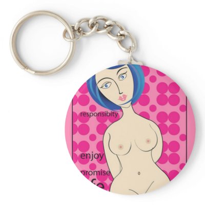 "nude sexy cute key chain" by wmdesign