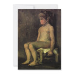 Nude Study of a Little Girl, Seated by van Gogh invitations