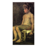Nude Study of a Little Girl, Seated by van Gogh Customized Photo Card