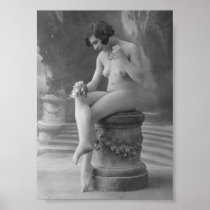 Nude Woman French Art Nouveau -13 Print