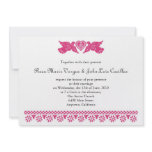 Nuestra Boda Love Birds Banner Invitation