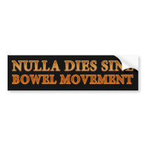 Nulla Dies Sine Bowel Movement