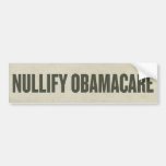 Nullify Obamacare Bumper Stickers