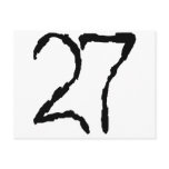 Number27 Postcard