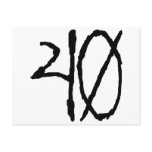 Number40 Post Card