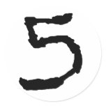 Number5 stickers