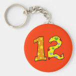Number 12 key chain