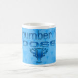 Number 1 Boss in Blue Coffee Mug