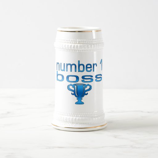 Number 1 Boss in Blue Mug