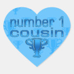 Number 1 Cousin in Blue Sticker
