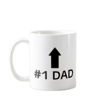 Number 1 Dad Coffee Mug