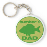 Number 1 Dad Fish keychains