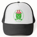 Number 1 Dad Golf Badge hats