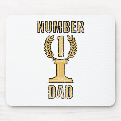 Number 1 Dad Mousemats by number1dad