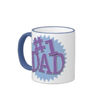 Number 1 Dad Ringer Mug