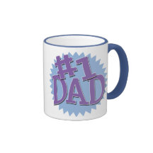 Number 1 Dad Ringer Mug