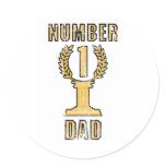 Number 1 Dad stickers