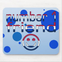 Number 1 Friend in American Flag Colours for Boys