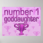 Number 1 Goddaughter Poster