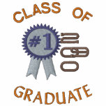 Number 1 Grad Graduation  Embroidered embroidered shirts