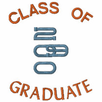 Number 1 Grad Graduation  Embroidered