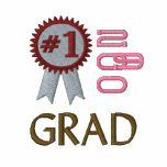 Number 1 Grad Graduation  Embroidered embroidered shirts