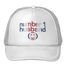 Number 1 Husband ( Husband's Birthday ) Mesh Hat