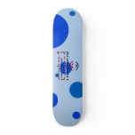 Number 1 Husband in American Flag Colors Skate Deck