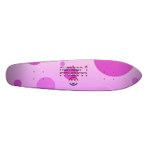 Number 1 Mum in American Flag Colours Skate Deck