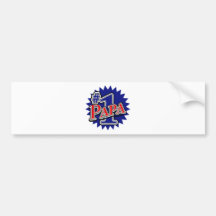 Number 1 Papa Bumper Sticker