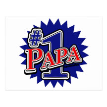 Number 1 Papa Post Cards