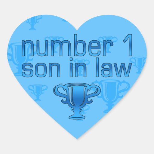 Number 1 Son in Law Stickers