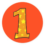 Number 1 stickers