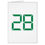 Number - 28 cards