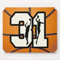 Number 31 Basketball Mouse Pad
