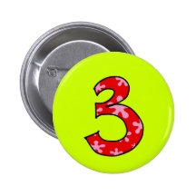 Number 3 pin
