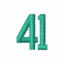 Number 41 embroidered shirt