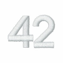 Number 42 embroidered shirt