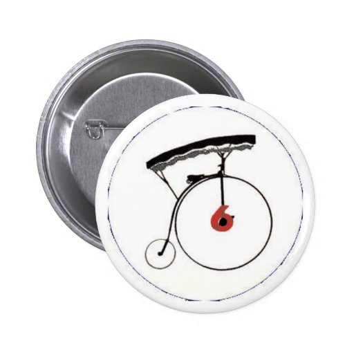 Number 6 Badge Buttons